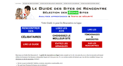 Desktop Screenshot of guide-site-rencontre.fr
